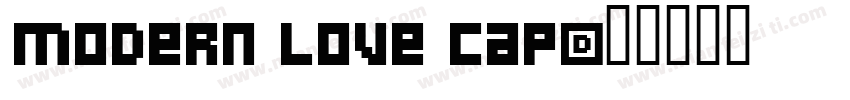 modern love cap字体转换